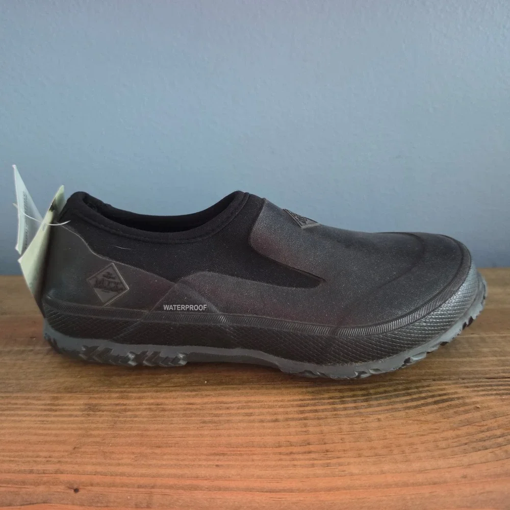 Muck Boot Company Mens Forager Slip On Shoe Black Waterproof FLR-000 Size 8